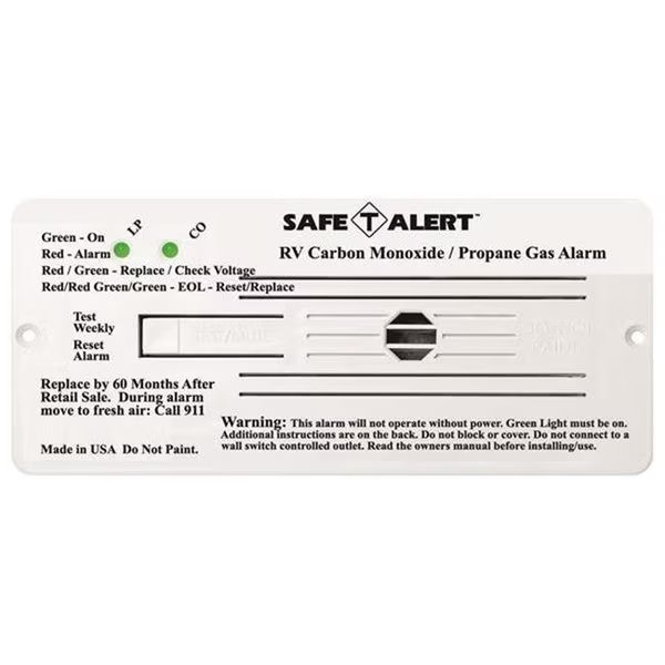 MTI INDUSTRY 35742WT Carbon Monoxide & Propane Leak Detector - LP & CO Gas; Whire, Mti Industry, Mfr#: M6T-35742WT